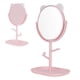 thumbnail image 1 of Espejo De Escritorio Con Lindas Orejas De Gato, Espejo De Maquillaje Giratorio De Mesa, Espejo Cosmético De Escritorio De Alta Definición Con Soporte Pequeño, Para Niña,, 1 of 7