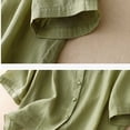thumbnail image 6 of EOYWHK Dress Suits for Women Round Neck Printed Loose Shirt With Three Quarter Sleeves Top Major Deals, 6 of 6