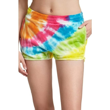 Juicy Couture Tie Dye Velour Shorts Spiral Combo ( M ) | Walmart Canada