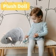 thumbnail image 5 of Large 35in Floral Mouse Plush Toy, Cute Stuffed Animal Mouse Doll, Soft Sofa Throw Pillow for Living Room Decor, Mouse Ornament, Decorative Plush Figure, 5 of 5