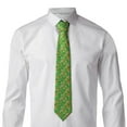 thumbnail image 5 of Fuzoiu St Patrick's Day6 Print Men's Necktie,Business Necktie,Mens Ties for Business Wedding Graduation, 5 of 7