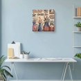 thumbnail image 6 of Canvas Print Wall Art Oil Paintings 4th of July Star and Stripe Flower Picture Prints Artwork for Living Room Kitchen Bathroom Bedroom,Stretched and Framed Ready to Hang,Retro Farm Vase Wooden Plank, 6 of 9