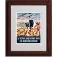 thumbnail image 2 of Trademark Fine Art "Propaganda Poster from World War II" Canvas Art, Wood Frame, 2 of 3