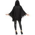 thumbnail image 2 of Ghost Face Poncho à Capuche Design Imprimé Pailleté Costume Adulte OS, 2 of 2