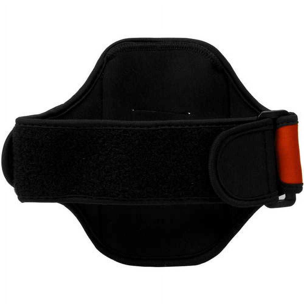 VANGODDY Waterproof Adjustable Padded Fitness Running Workout Armband for Small to Medium Built Arms fits Android / iPhone cellphone Devices up to 4.5in x 2.75in (4 - 4.5in Screensize)