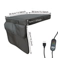 thumbnail image 3 of Hearth & Gear Heated Stadium Seat Cushion With Back Support And Seat Pad Featuring Temperature Control And Timer. Comfortable Portable Stadium Seat Cushion For Outdoor Use And Various Occasions Flat, 3 of 7