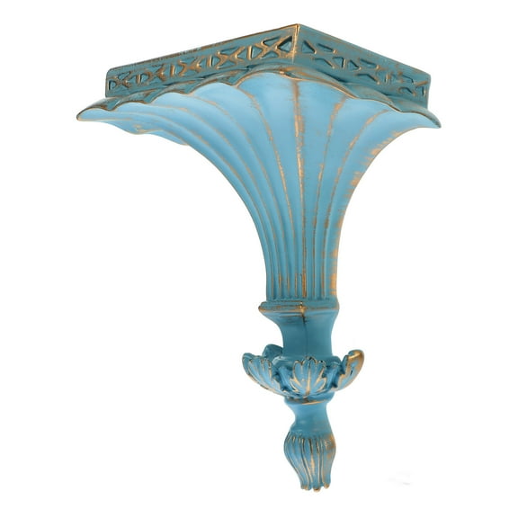 unbranded  Shelf Macrame Wall Hanging Display Shelving Rotating Stand Decorations Sky-blue