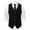 Black, variant on Mens Vests Casua Qiggri Men's Casual Business Vests Lightweight Waistcoat Slim Fit Suit Vest Work Vest For Men