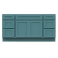 thumbnail image 5 of 63 in. W x 21 in. D x 32.5 in. H Bath Vanity Cabinet without Top in Sea Green, 5 of 5