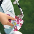 thumbnail image 4 of Golf Towels for Golf Bags For Men Women - Pink watercolor flowers 24x16in Absorbent Quick Drying Golf Towel for Cleaning Golf Ball Club Golf Bag Accessories with Carabiner, 4 of 8