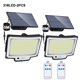 thumbnail image 1 of Solar Flood Lights Outdoor 106/318 LED Solar Motion Lights Remote Solar Security Lights Wall Lights Waterproof 3 Modes Garden, 1 of 2