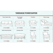 Liz Jordan Hill Brown Upholstery Fabric by the Yard, AC Daytona Sandbar 102, Aquaclean, Stain Resistant, Pet Friendly, Furniture & DIY Use, 1 Yard