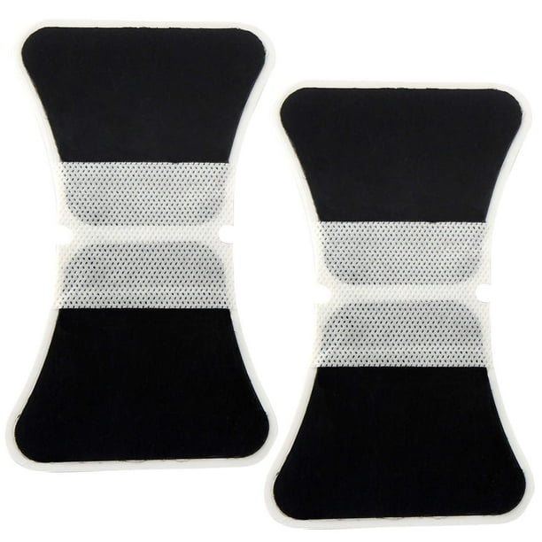 CHOICEMMED - Paquete de 2 almohadillas térmicas universales para unidad TENS - Electrodos de electroestimulación para estimuladores musculares - Almohadillas de masaje de repuesto universales para est