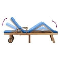 thumbnail image 5 of vidaXL Sun Loungers with Cushions 2 pcs Solid Teak Wood Blue, 5 of 130