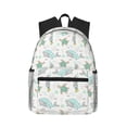 thumbnail image 1 of Disketp Whale And Turtle Mochila Ligera Clásica con Múltiples Bolsillos, Mochila Casual para Hombre y Mujer, Ideal para Escuela, Trabajo y Viajes, 1 of 6