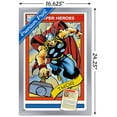 thumbnail image 3 of Marvel Trading Cards - Thor Wall Poster, 14.725" x 22.375" Framed, 3 of 6