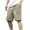 Khaki, variant on Havenre Men's Cargo Shorts Lightweight Relaxed Fit Casual Drawstring Elastic Waist Outdoor Hiking Shorts with Multi Pockets Black M