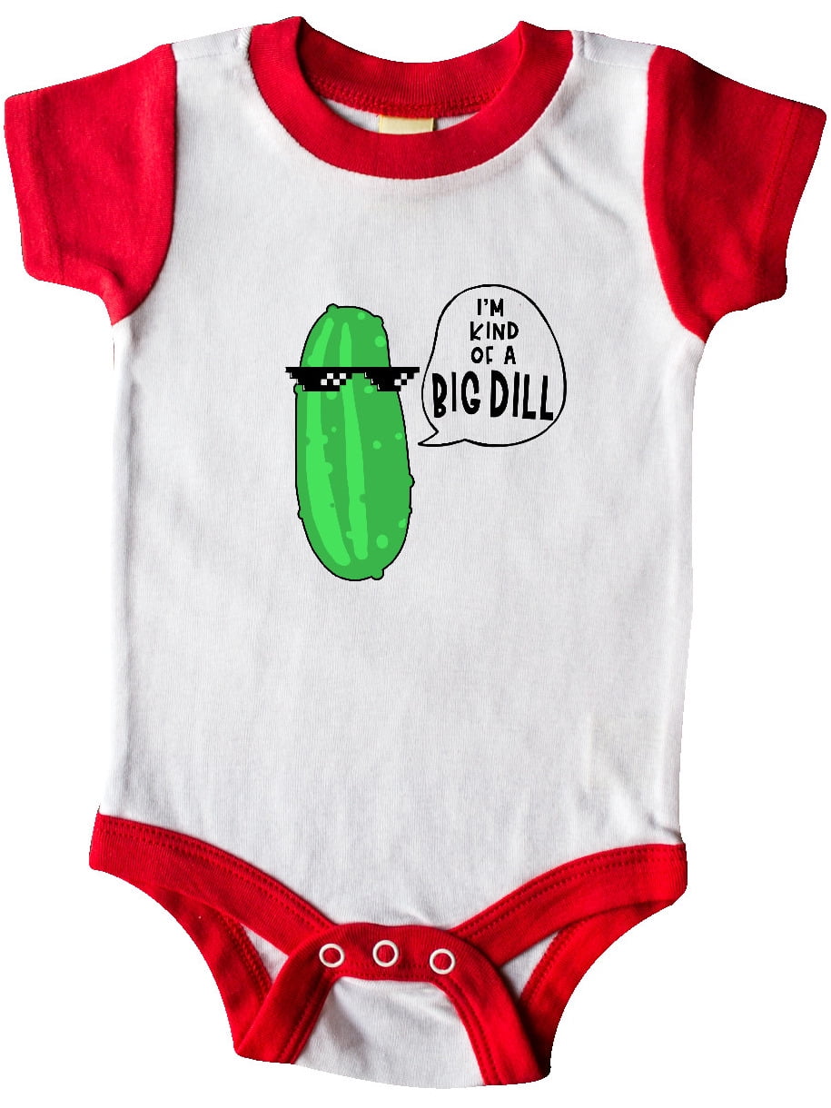 I'm Kind of a Big Dill Pickle with Sunglasses Infant Creeper Walmart