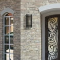 thumbnail image 2 of 20753-04-Livex Lighting-Greenwich - 17 One Light Outdoor Wall Lantern Black/Satin Brass Finish with, 2 of 11
