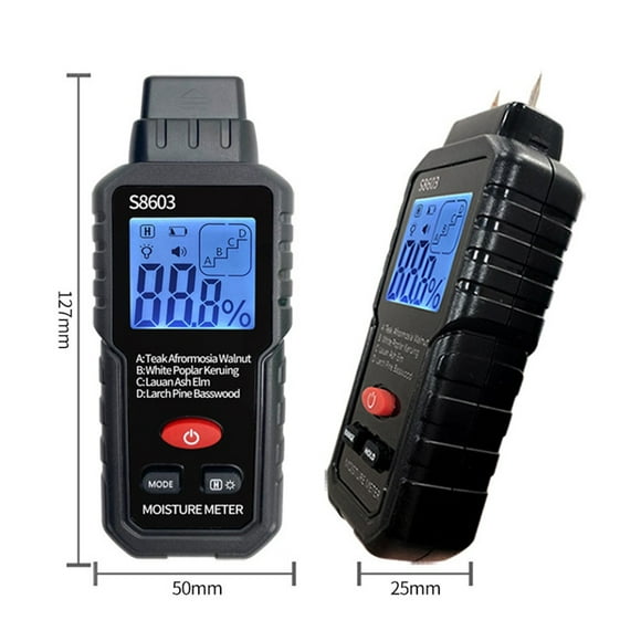 Digital Wood Moisture Meter Wood Moisture Tester Wood Board Moisture Meter