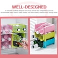 thumbnail image 4 of LOLIPPYY 3Pcs Plastic Drinks Crate Rack for Compact Design in Home Kitchen, 4 of 8