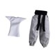 thumbnail image 1 of 1:12 Pantalones de salón para hombres a escala con cinturón, disfraz de muñeca en miniatura suelta de cosplay deportivo para 6 '' cifras de acción, pantalones grises y camisa, 1 of 10