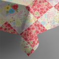 thumbnail image 5 of Pioneer Flower Floral Print Pattern Square Tablecloth, Waterproof Wipeable Spillproof Washable Table Cover for Home Kitchen Party Decor, 42"x42", 5 of 6