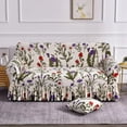 thumbnail image 1 of Elastic Stretchable Sofa Cover with Skirt Washable Furniture Protector Printed Slipcovers with Elastic Bottom for Living Room, 1 of 7
