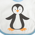 thumbnail image 4 of Inktastic Penguin Boys or Girls Baby Bib, 4 of 4