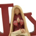 thumbnail image 3 of Figura de Navidad Escultura de resina decorativa de alegría para estante, 3 of 10