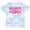 Tie Dye Blue, variant on Inktastic Gramma's Granddaughter Girls Toddler T-Shirt
