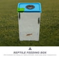 Transparent Reptile Feeding Case Reptile Breeding Box Pet Feeding Case