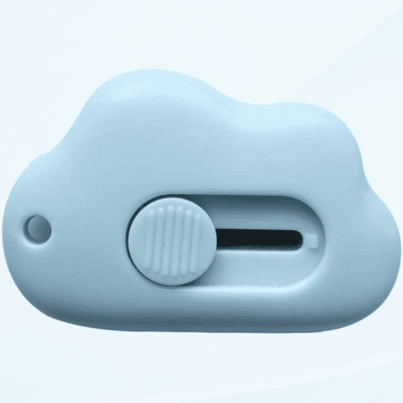 Cloud Shaped Box Cutter, Retractable Portable Cute Paper Candy Cutter, Color Cutter Box