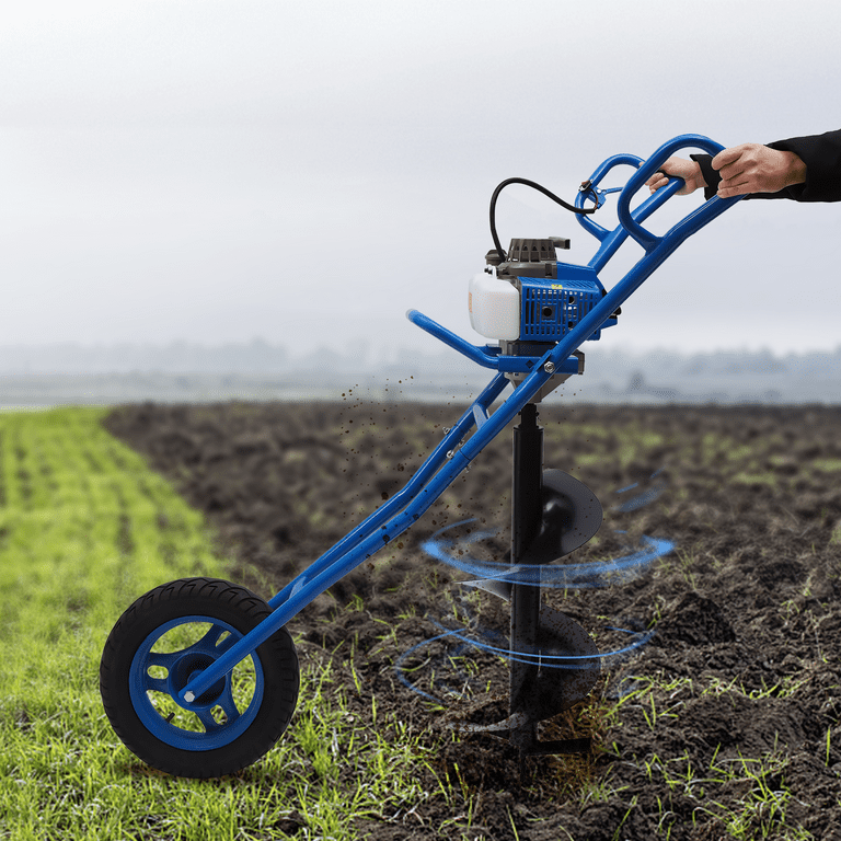 Gas Powered Post Hole Digger 63cc 3hp Earth Auger Borer Ground