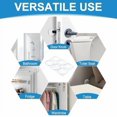 thumbnail image 6 of 6 Pcs Door Stoppers Wall Protector,Wall Door Bumper with Strong Adhesive Backing，Reusable Door Handle Wall Protector, 6 of 7