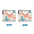 thumbnail image 7 of FORMRS 13-13.3 inch Laptop Sleeve Case Soft Carrying Quilted Computer Bag Cover, Watercolor Butterflies, 7 of 7