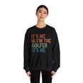 thumbnail image 3 of Golfer Golfing Sweatshirt, Gifts, Crewneck, 3 of 4