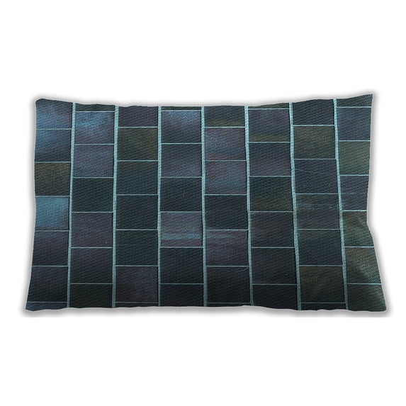 Ahgly Company Indoor Rectangular Contemporary Lumbar Throw Pillow, 13 inch by 19 inch