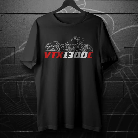 Rare VTX 1300C & R & S & T 2003-2009 - Motorcycle T-Shirt for Riders