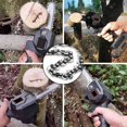 thumbnail image 4 of 32 Piezas 4 Pulgadas Mini Cadena de Motosierra de Acero Accesorio de de Podar Eléctrica Reemplazo de Herramienta de JardíN, 4 of 8