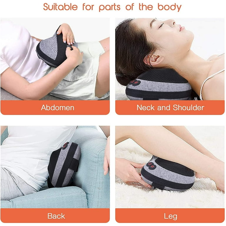 Back & Neck Portable Massager Pillow w/ Heat Therapy — Medic Therapeutics
