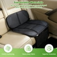 thumbnail image 4 of Car Seat Protector for Kids, Anti-Slip Design, Thick Padding, Prevents Seat Marks, 2 Storage Pockets for Toys & Snacks, Fits Most Cars, Black - 1 Pack- 1 Pack, 4 of 8