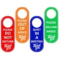 thumbnail image 4 of Supvox DoubleSided Do Not Disturb Office Door Sign with Easy Install PU Material for Storage Use Assorted Pcs, 4 of 7