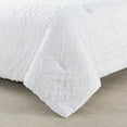 thumbnail image 5 of JML 2 Piece Tufted Comforter Set Twin,1 Comforter,1 Pillowcase, Geometric Design, White, 5 of 5