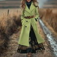 thumbnail image 2 of Western Style Double Blend Coat Winter Warm Long Trench Overcoat Fashion Outerwear For Ladies Casual Fall And Jacket Classic Elegant Design winter clothing for women, 2 of 4
