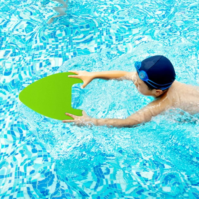 Two-Color Swimming Kickboard for Adults, High-Density EVA Float Board with Ergonomic Design, Safe Pool Training Aid Tool for Beach Indoor Pool Swim Practice, Green