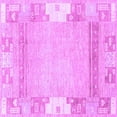 thumbnail image 1 of Ahgly Company Indoor Square Abstract Purple Modern Area Rugs, 3' Square, 1 of 4