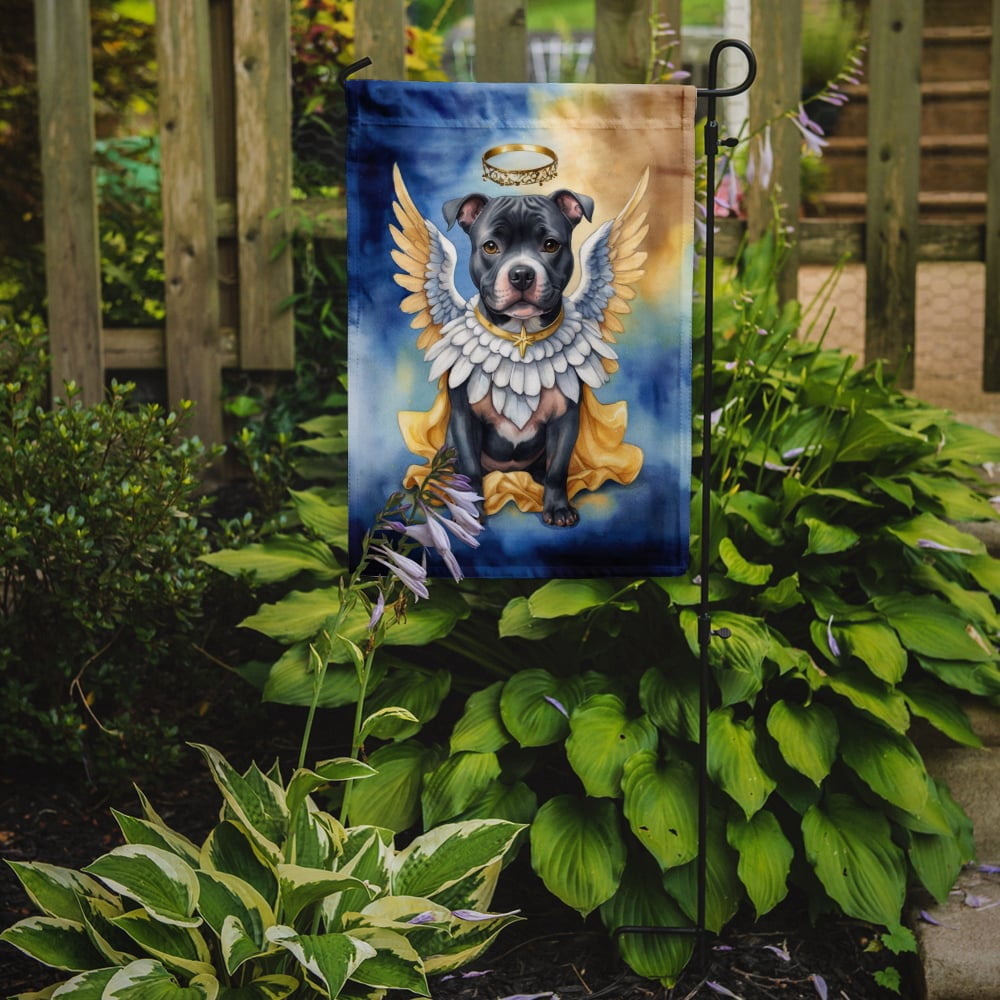 Staffordshire Bull Terrier My Angel Garden Flag 11.25 in x 15.5 in