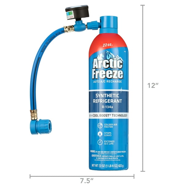Arctic Freeze Ultra Synthetic Automotive Refrigerant 134a - 22 oz