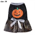 thumbnail image 2 of Vestidos de Halloween para perros, falda, calabaza, araña, ropa para mascotas, disfraz para cachorros y gatos, 2 of 5